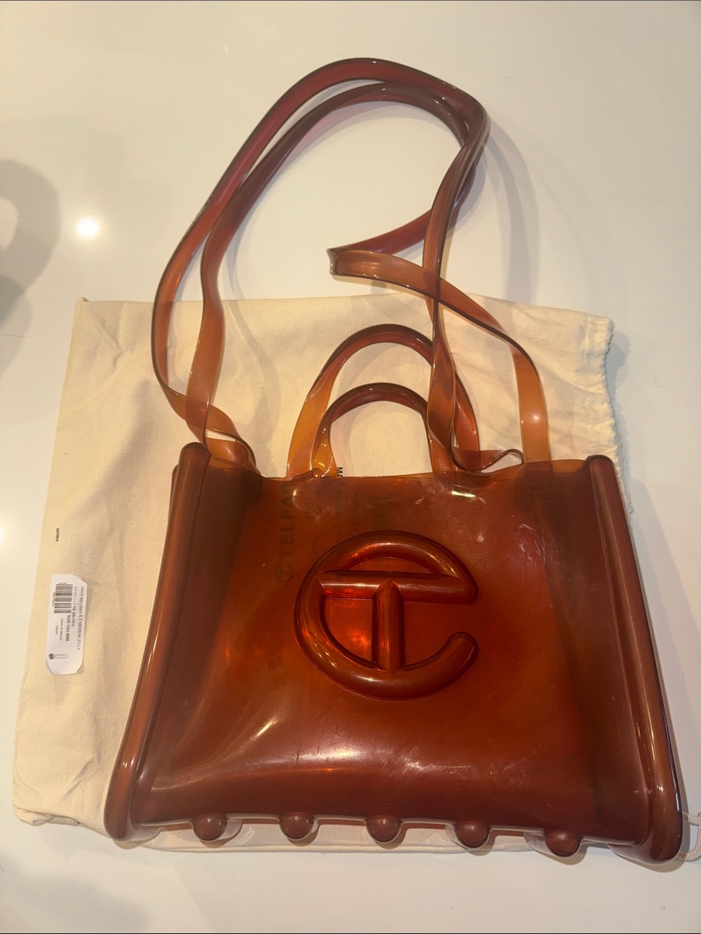 MELISSA X TELFAR MEDIUM JELLY TOTE